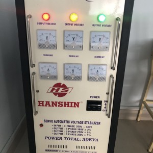 ỔN ÁP 30KVA HANSHIN 3PHA